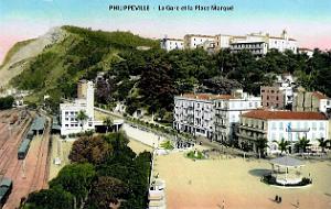 Philippeville - Gare et Place Marque